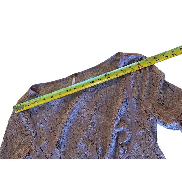 Free People Size‎ PS Moonlight Bay Paisley Long Sleeve Peasant Mini Dress Boho - Picture 6 of 10